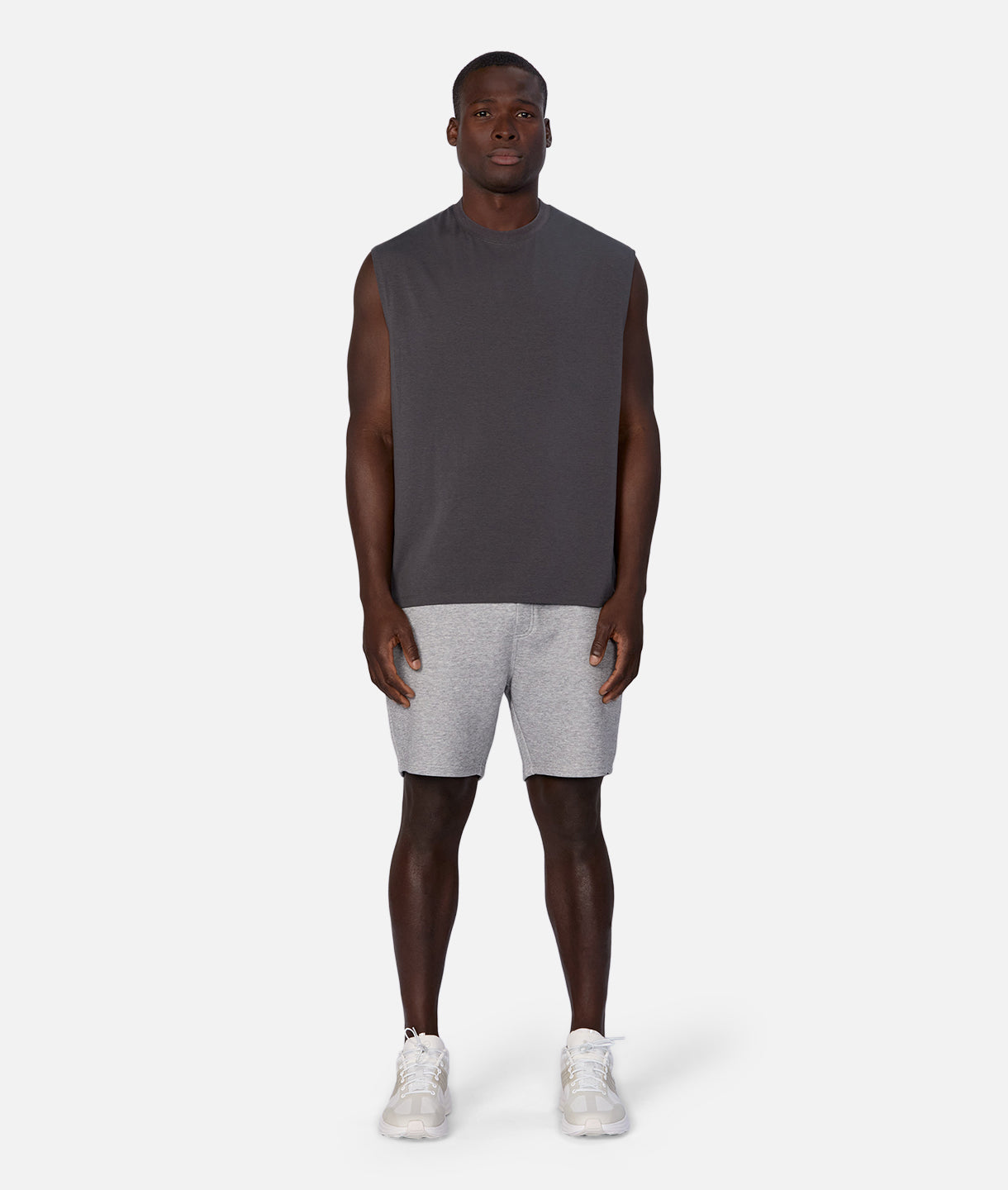 The Tech Track Short - Lightweight Tech Grey Running Shorts for Men - Perfect for Gym, Jogging & Outdoor Workouts