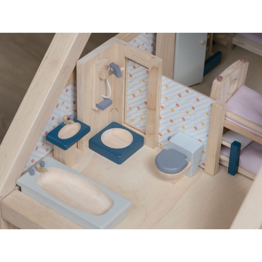 Natural Wooden Kids Bath Toy Set - Safe & Non-Toxic Toddler Bathtime Playthings for Sensory Development | Perfect for Bath Time Fun, Early Learning & Montessori Play