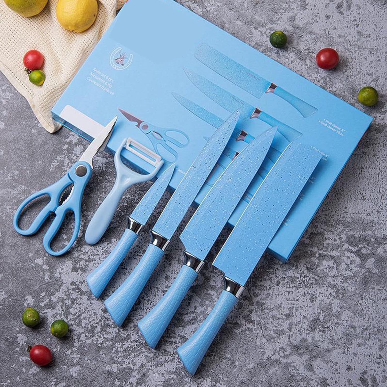 Professional Chef Knife Set - Sharp Kitchen Knives for Chopping Vegetables | Cooking & Food Prep