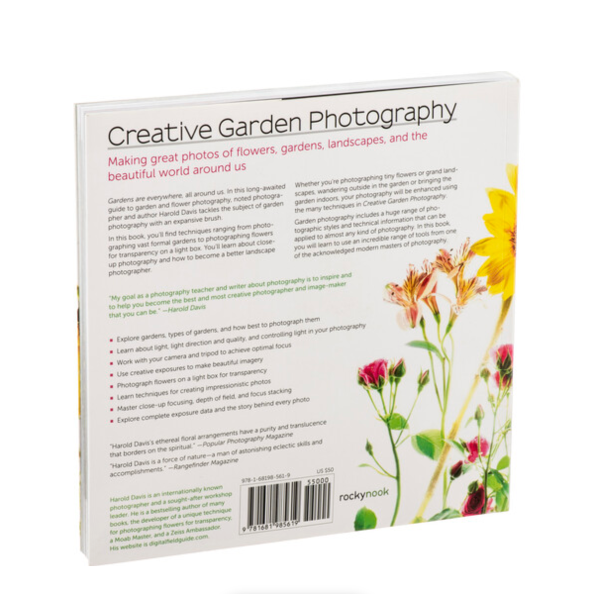 Harold Davis Creative Garden Photography Book - Learn Stunning Floral & Nature Photography Techniques for Beginners & Pros | Perfect for Outdoor, Landscape & Macro Photography Enthusiasts