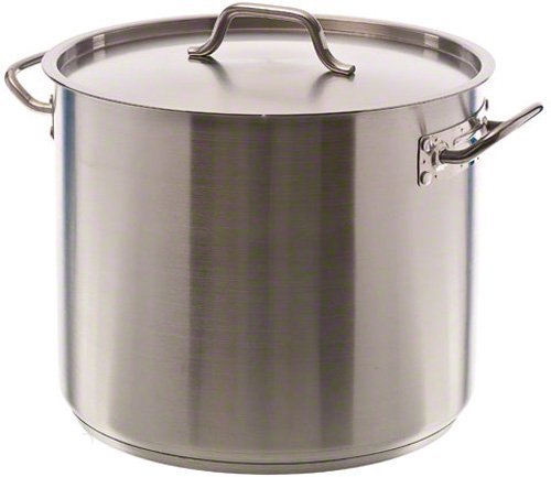 Premium 20 Qt Stainless Steel Stock Pot Set of 3 with Gift Box - Commercial Grade Cooking Pot for Restaurants, Catering & Home Chefs - Perfect for Soups, Stews, Pasta & Large Batch Cooking