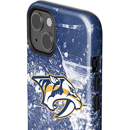 Official NHL Nashville Predators Frozen Design Impact Phone Case for iPhone 13 - Durable Protection with Stylish Hockey Team Graphics - Perfect for Game Days, Everyday Use & Sports Fans