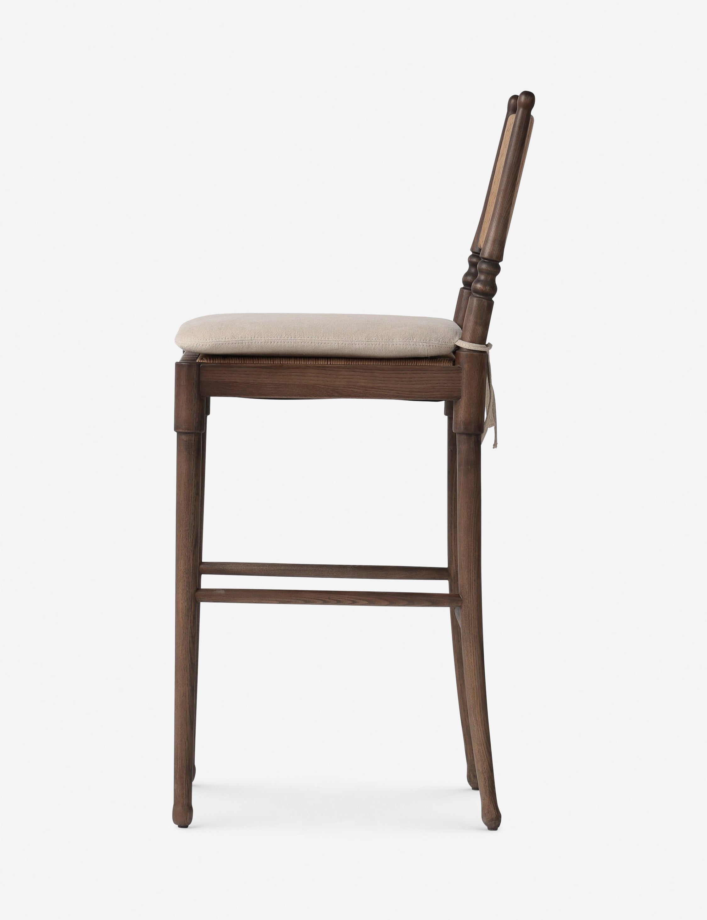 Fayth Bar and Counter Stool by Amber Lewis x Four Hands - Modern Kitchen & Dining Stools for Home Bar, Breakfast Nook & Restaurant Use