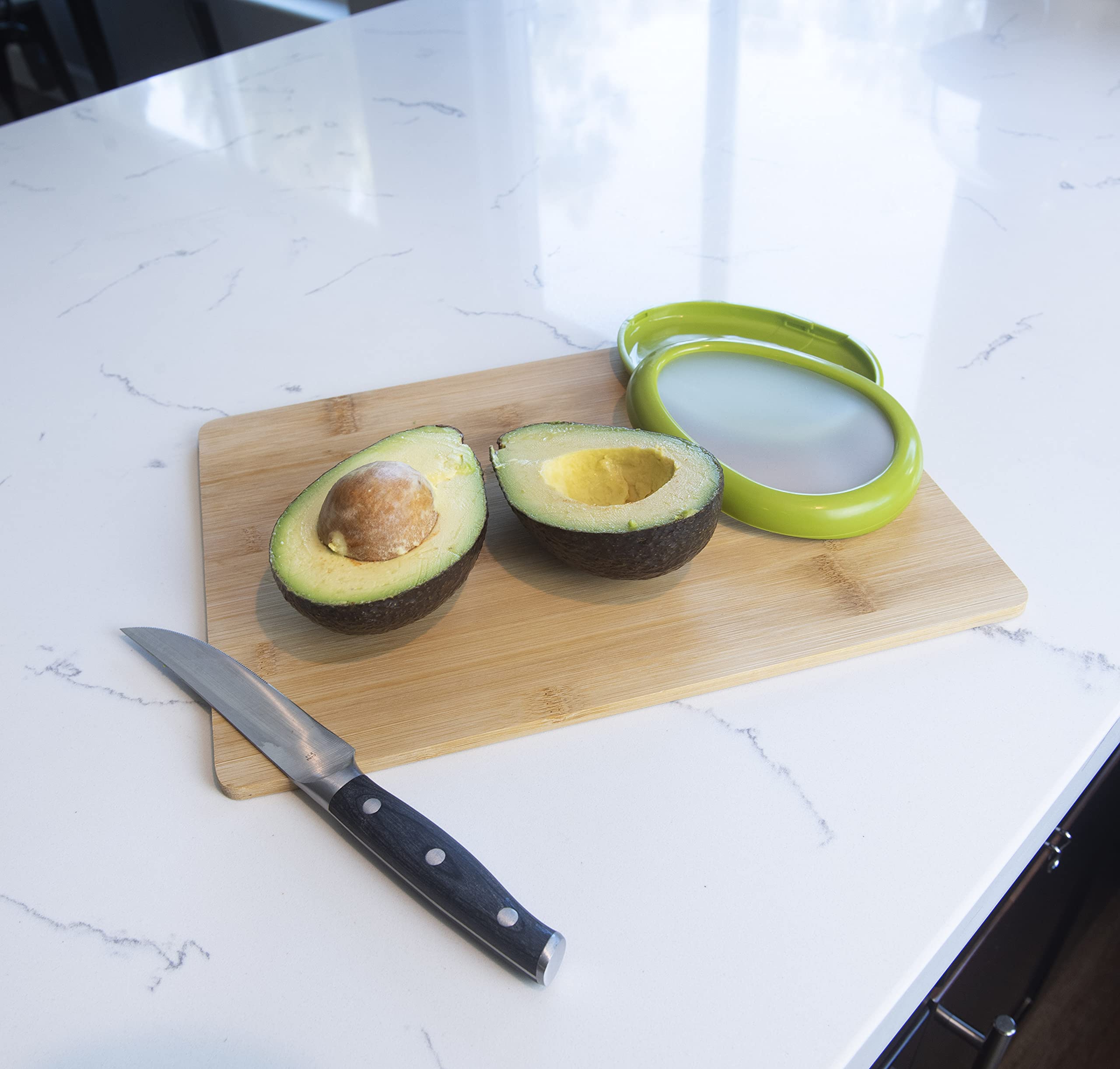 Joie Fresh Stretch Pod Avocado Storage Container - Silicone Food Saver for Leftovers | Keeps Produce Fresh & Firm in Fridge | Reusable, Dishwasher Safe, BPA-Free | Perfect for Meal Prep & Food Storage