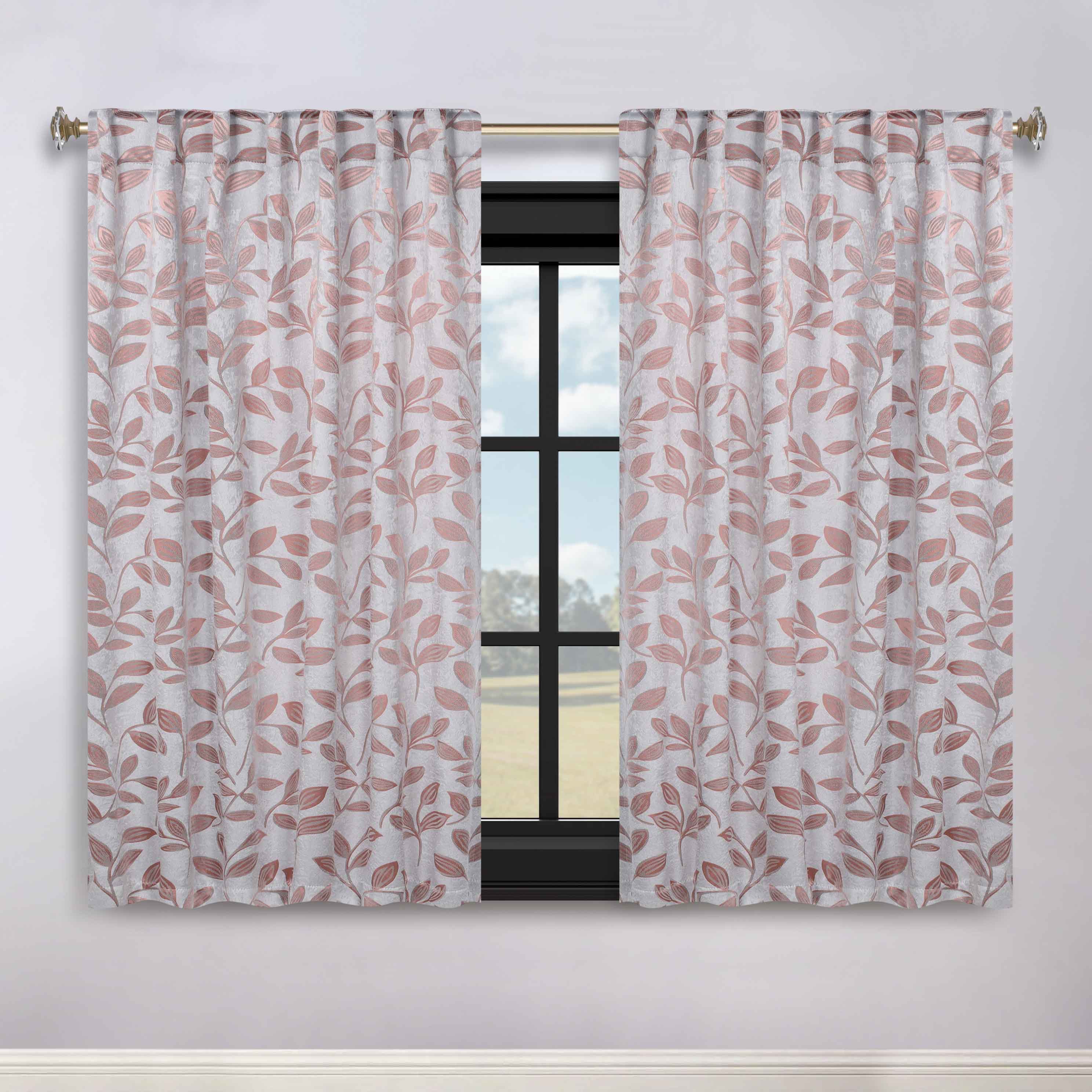 Premium Blackout Curtains for Bedroom - Super Soft Thermal Insulated Room Darkening Drapes with Back Tab Design (Set of 2 Panels) - Perfect for Nursery, Home Theater & Shift Workers