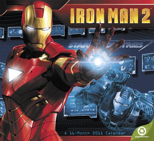 Iron Man 2 2011 Wall Calendar - Official Marvel Superhero Movie Poster Calendar for Home & Office Decor, Perfect Gift for Marvel Fans