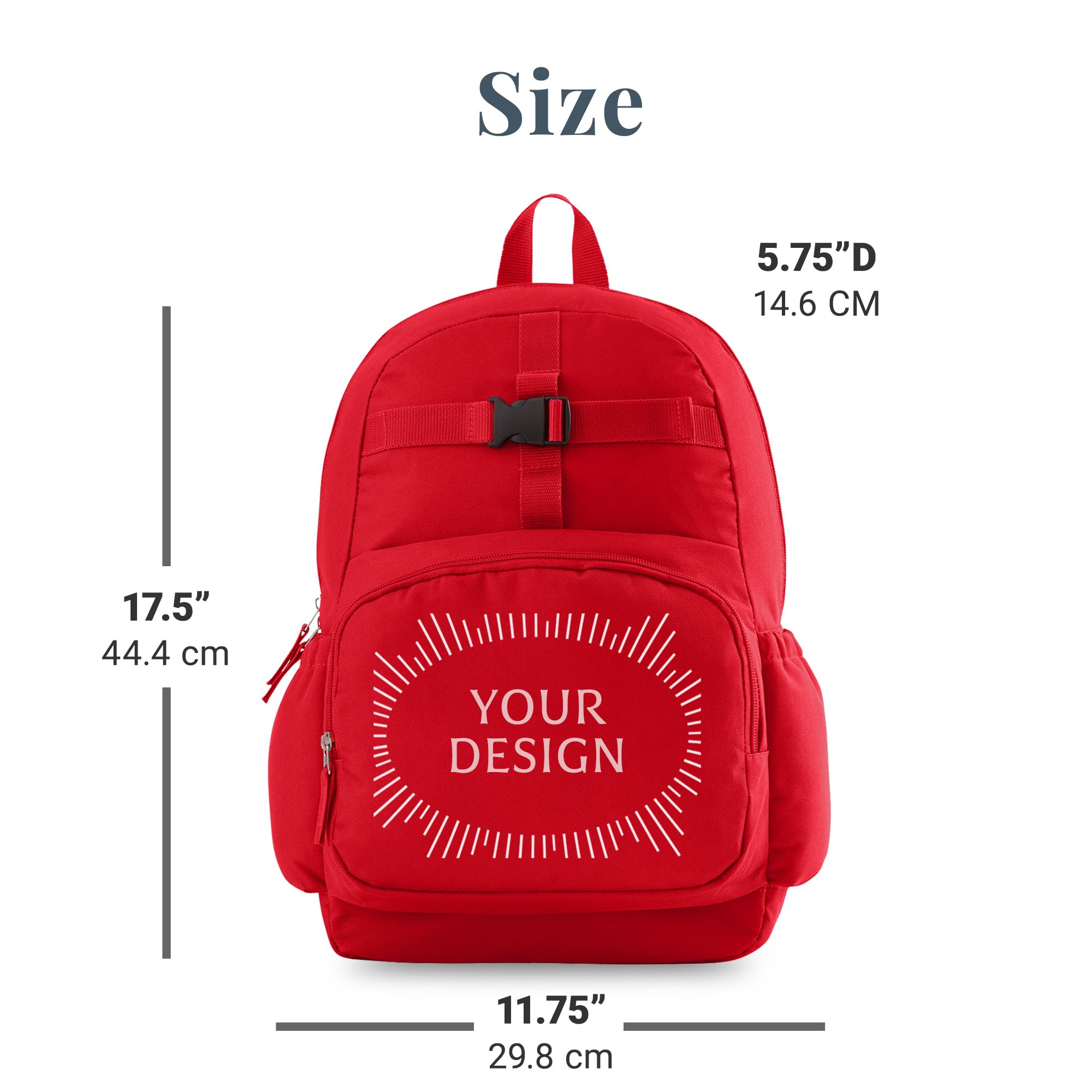 **Personalized Kids Backpack for School - Custom Bookbag with Lunch Box - Durable Red Camo Design - Perfect for School, Travel & Day Trips**