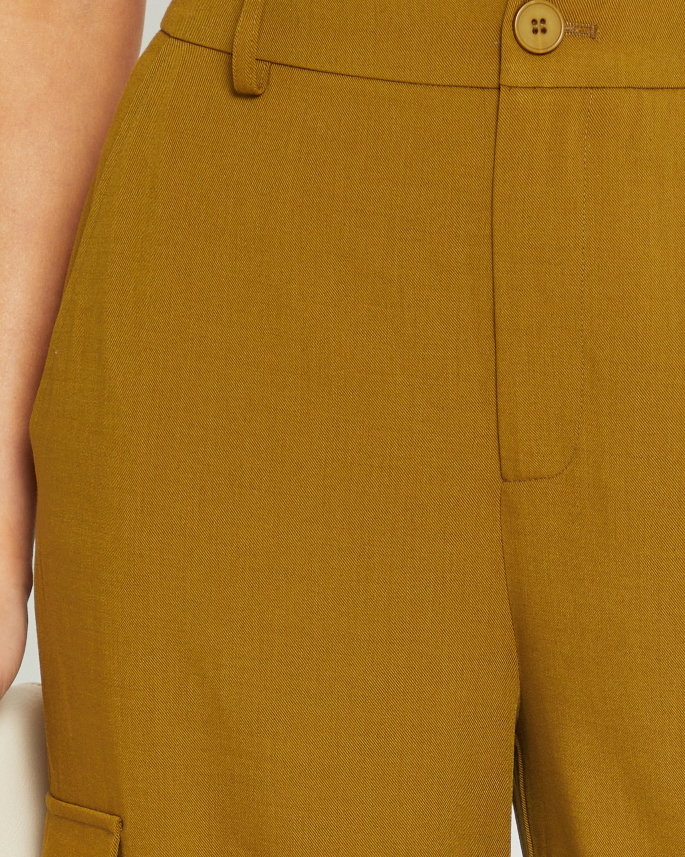 Cornelia Women's Olive Green High-Waisted Wide Leg Pants - K23Wpa70047 | Comfortable & Stylish for Work, Office, and Casual Wear