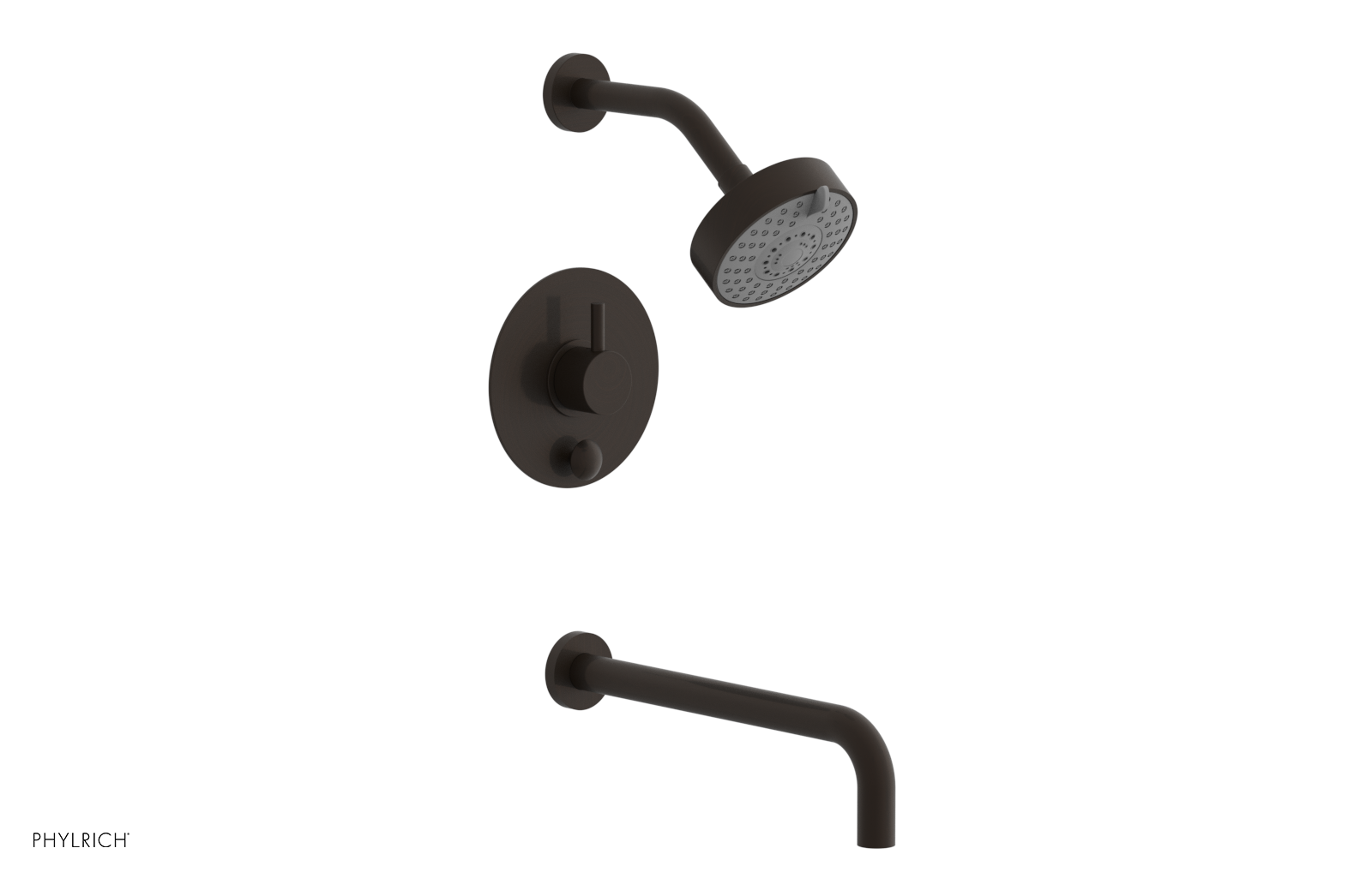 BASIC II 12 Pressure Balance Tub and Shower Set 230 29 12 - Water-Saving Shower Faucet for Bathroom & Bathtub - Perfect for Home, Hotel, and Spa Renovations
