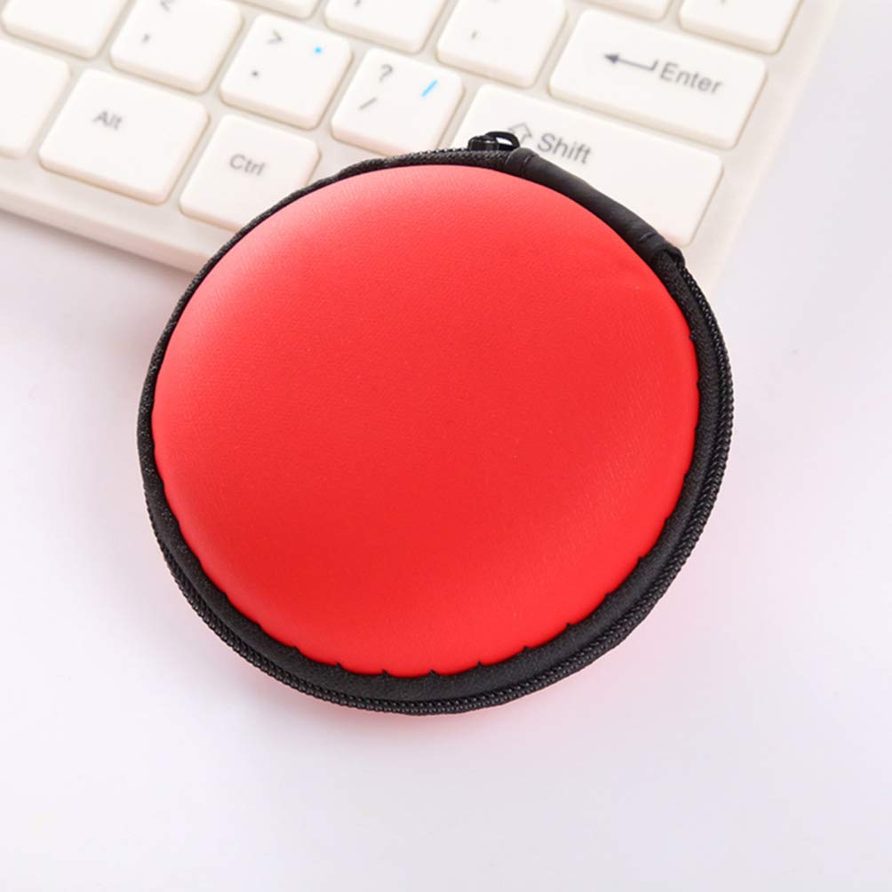 Hemobllo 5-Pack USB Headphone Storage Case - Protective Sleeves for Earphones & Headphones with Key Storage | Portable Travel Organizer for Office, Gym, and Daily Use