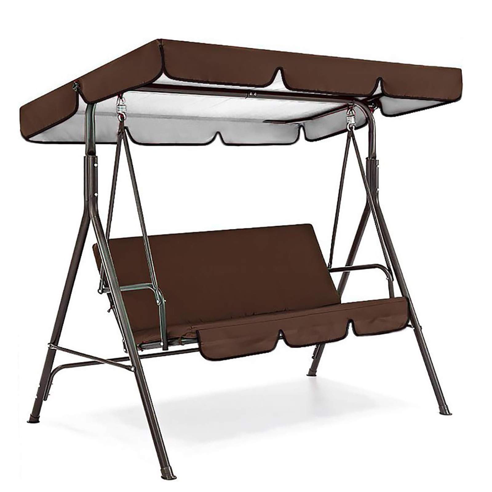 Waterproof Oxford Cloth Swing Canopy Cover - Durable Outdoor Patio Swing Replacement Top for Garden, Porch & Seat Furniture - Perfect for Rainy Days & Sunny Relaxation