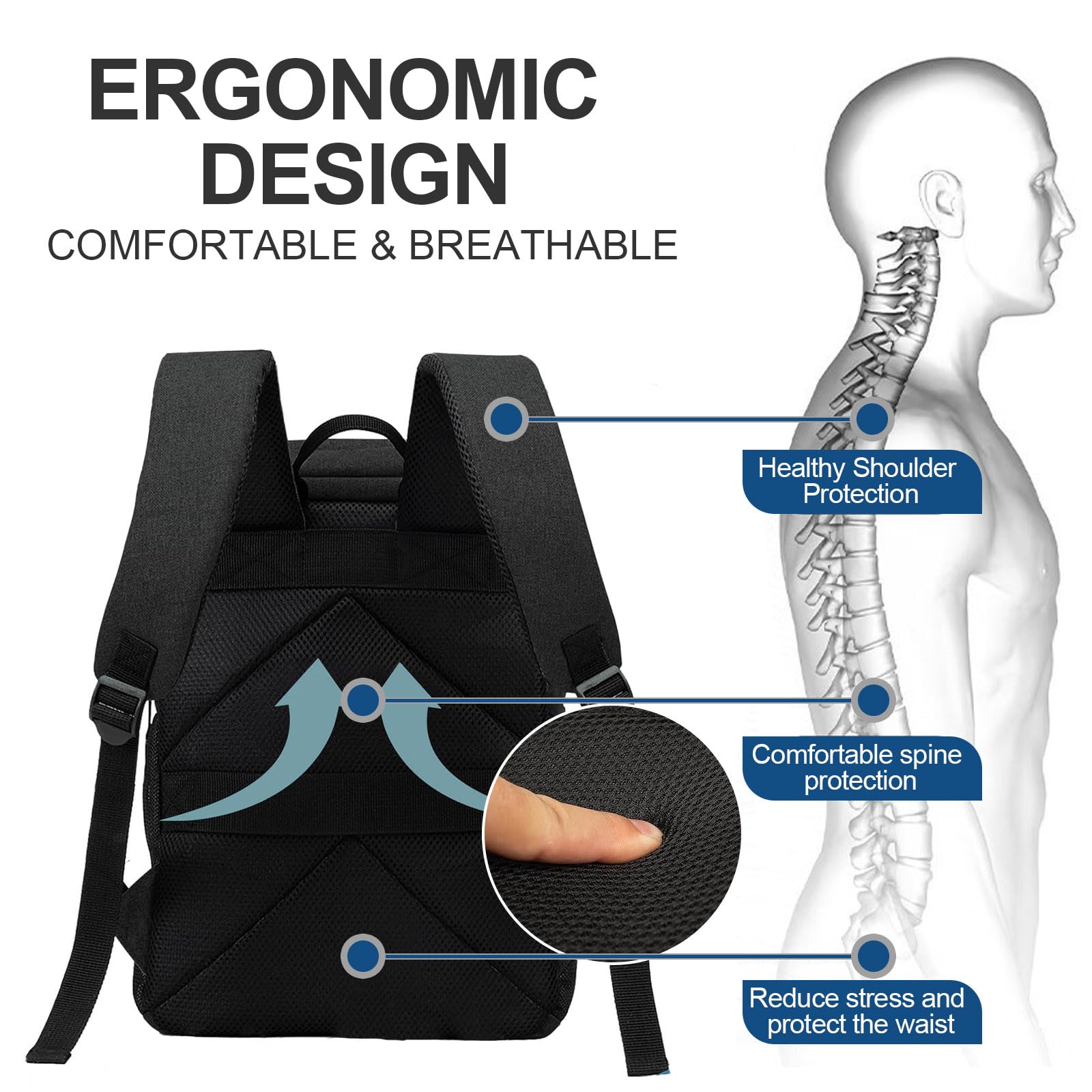Insulated Cooler Backpack - Leak Proof & Waterproof for 30 Cans, Lightweight Soft Cooler Bag for Men & Women | Perfect for Beach, Camping, Picnic, Travel, Worksite & Fishing