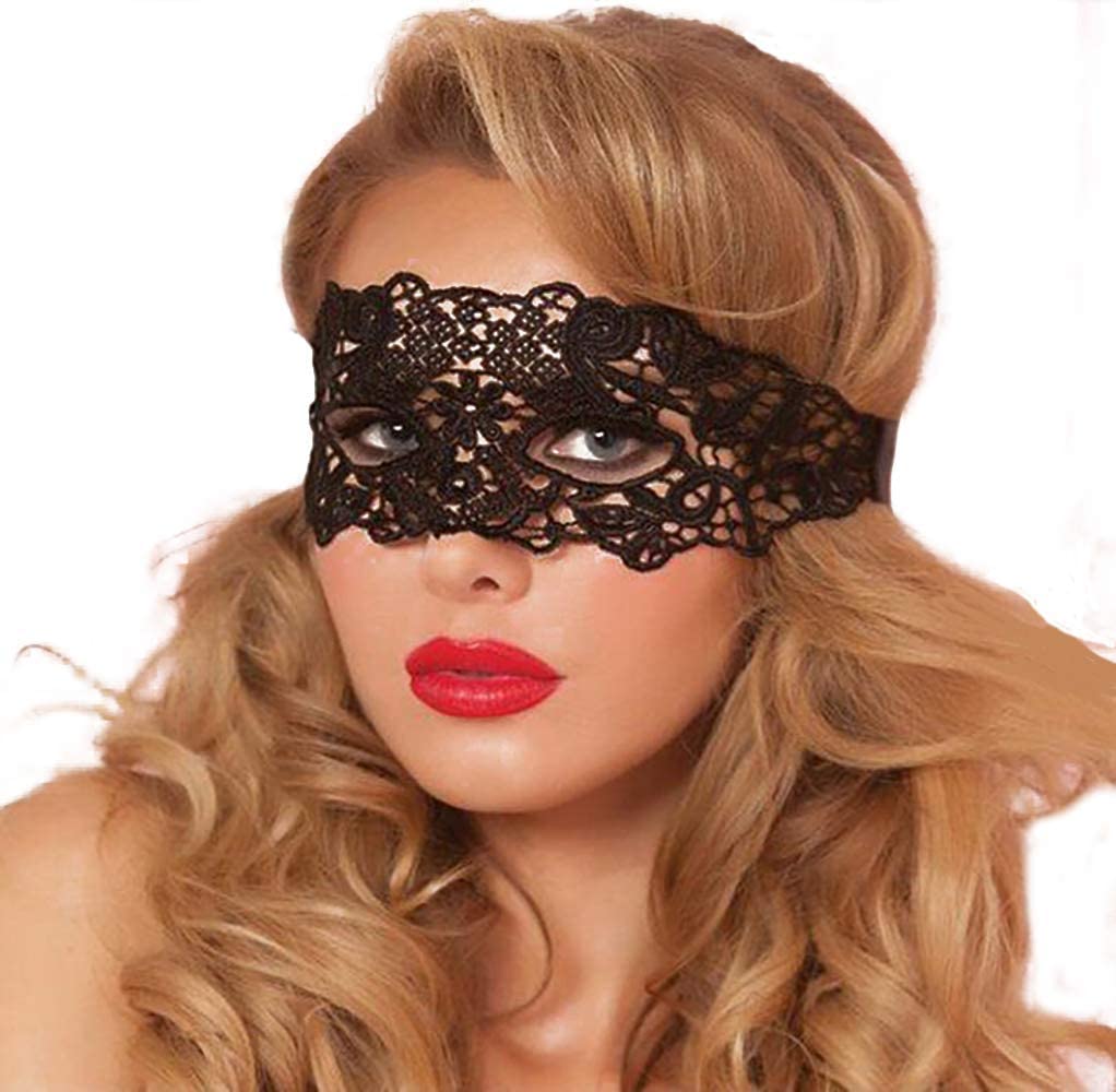 Lace Masquerade Mask for Women - Venetian Party & Halloween Costume
