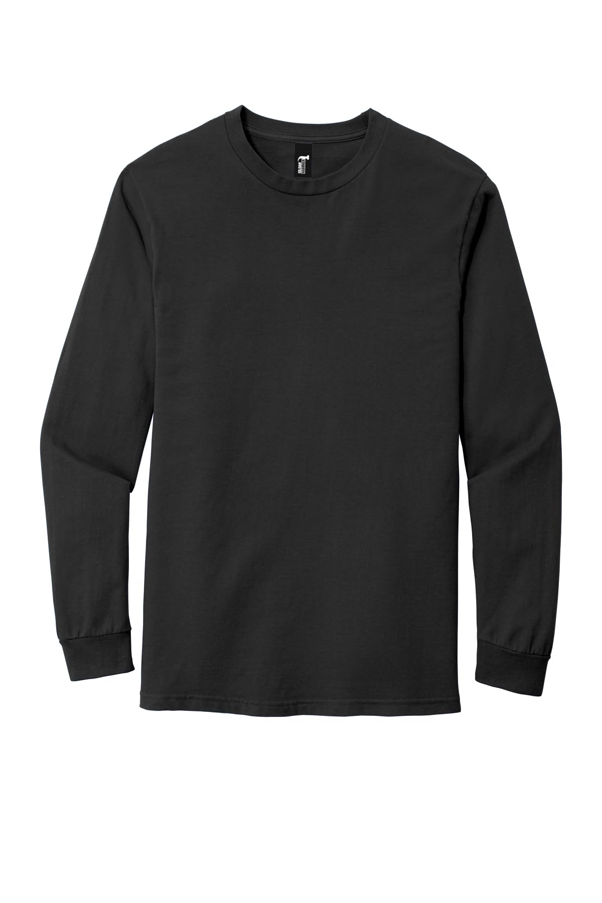 Gildan Hammer H400 Long Sleeve T-Shirt for Men - Soft Cotton Crewneck Shirt - Black - XL (5-Pack) - Perfect for Work, Gym & Casual Wear