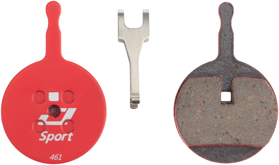 2 Pack Jagwire Mountain Sport Semi-Metallic Disc Brake Pads - Compatible with Avid BB5 & Promax Brakes - High-Performance Braking for Mountain Bikes & Cycling Adventures
