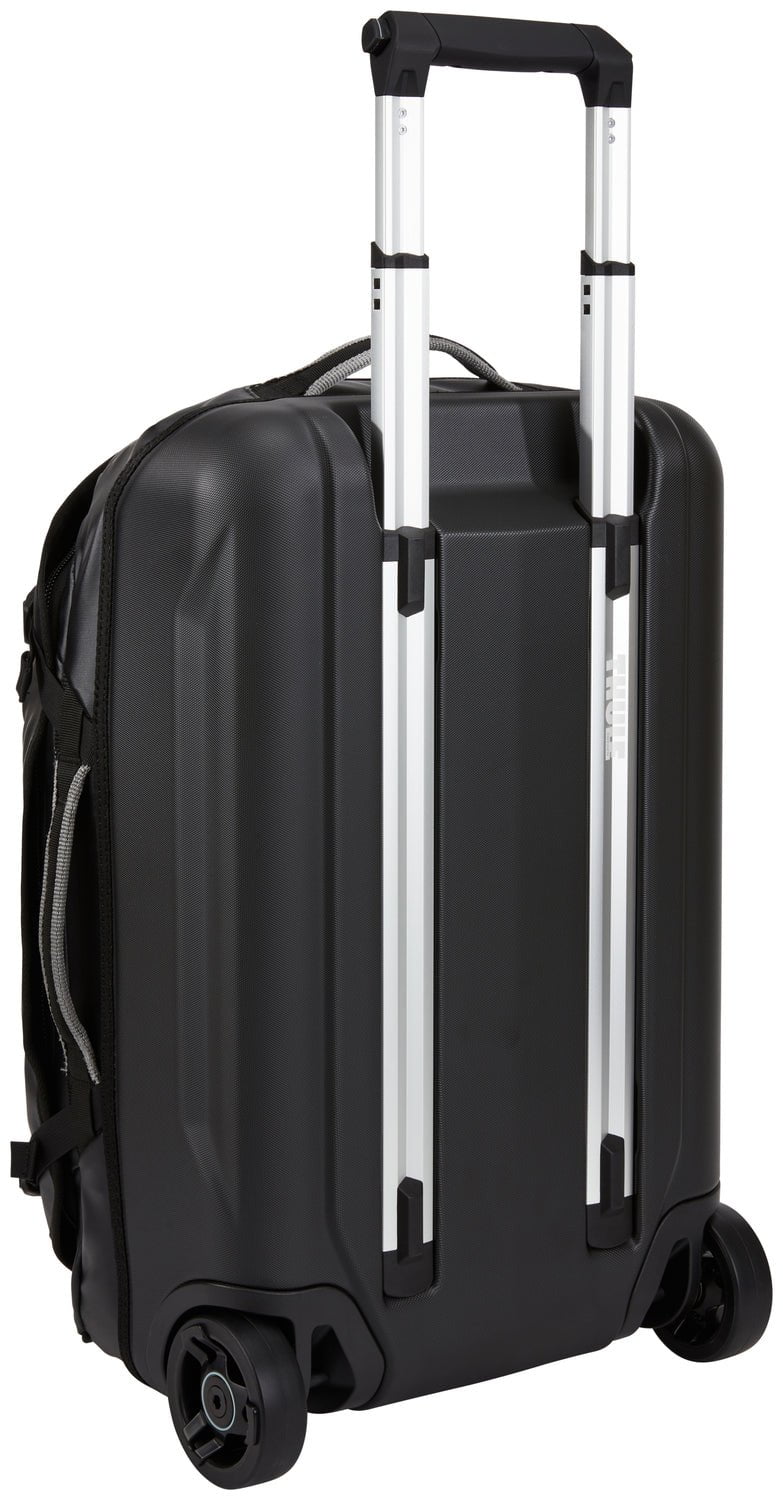 Thule Chasm 40L Carry On Wheeled Duffel Bag - Black | Water-Resistant Rolling Duffel for Travel & Adventure | Perfect for Airplane Carry-On, Road Trips & Outdoor Gear Storage