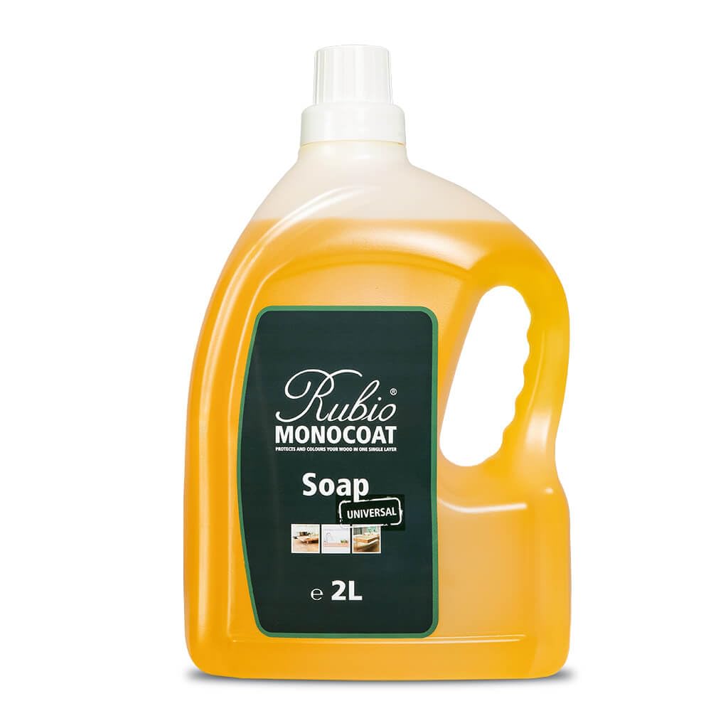 Rubio Monocoat Soap - 2L Natural Wood Care Oil Soap for Hardwood Floors & Furniture | Eco-Friendly Cleaning Solution for Home & Workshop Maintenance