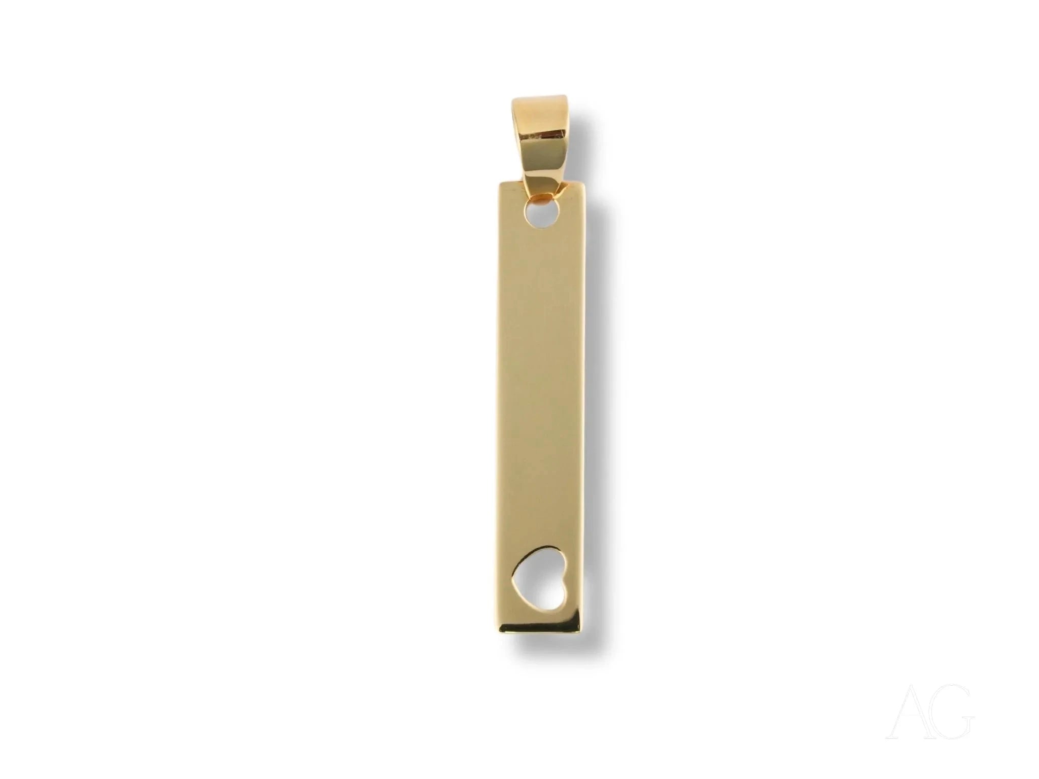 14K Gold Bar Pendant Necklace for Women - Elegant Minimalist Jewelry Gift for Birthday, Anniversary & Everyday Wear