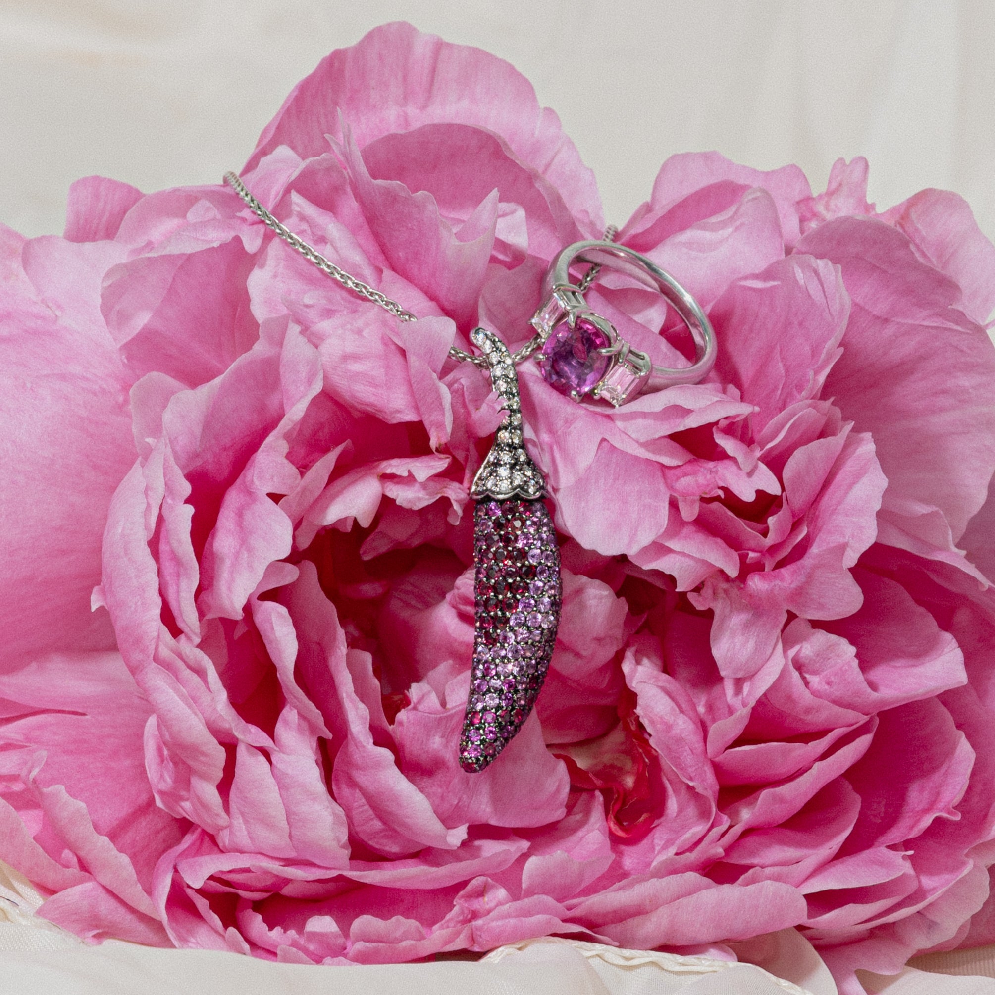 Natural Unheated Burmese Pink Sapphire & Diamond Ring - 2.42ct Pink Sapphire & 0.63ctw Diamonds - Size 6.25 - Elegant Engagement, Anniversary & Special Occasion Jewelry Gift