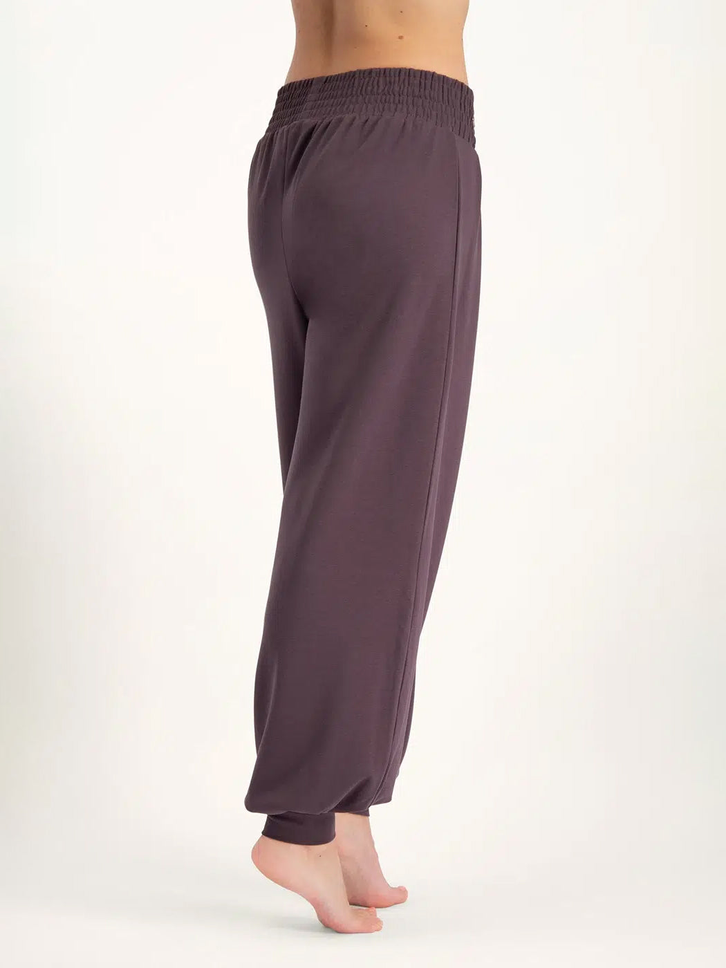 Urban Goddess Jaya Harem Yoga Pants for Women - High Waisted Stretchy Berry Color Workout Leggings | Perfect for Yoga, Gym, Lounge & Everyday Wear
