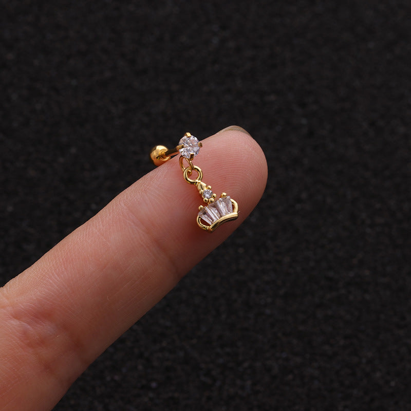 20G Cartilage Tiny Stud Earrings for Conch Tragus Helix - Hypoallergenic Surgical Steel Body Jewelry | Perfect for Daily Wear, Piercing Healing & Fashion Accessories