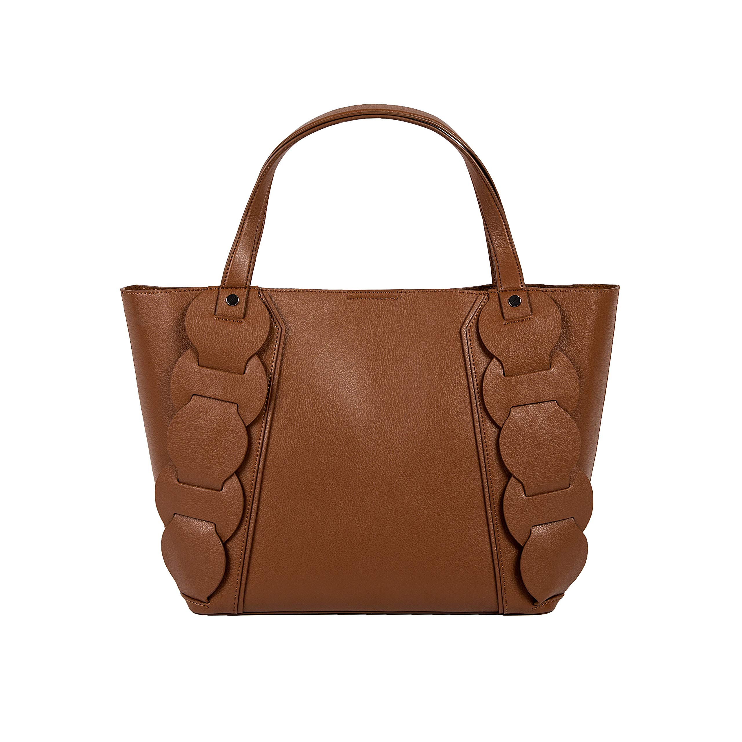 Concept One Flora Tote Bag for Women - Elegant Wine Red Handbag with Floral Design, Perfect for Work, Shopping & Travel Accessories
