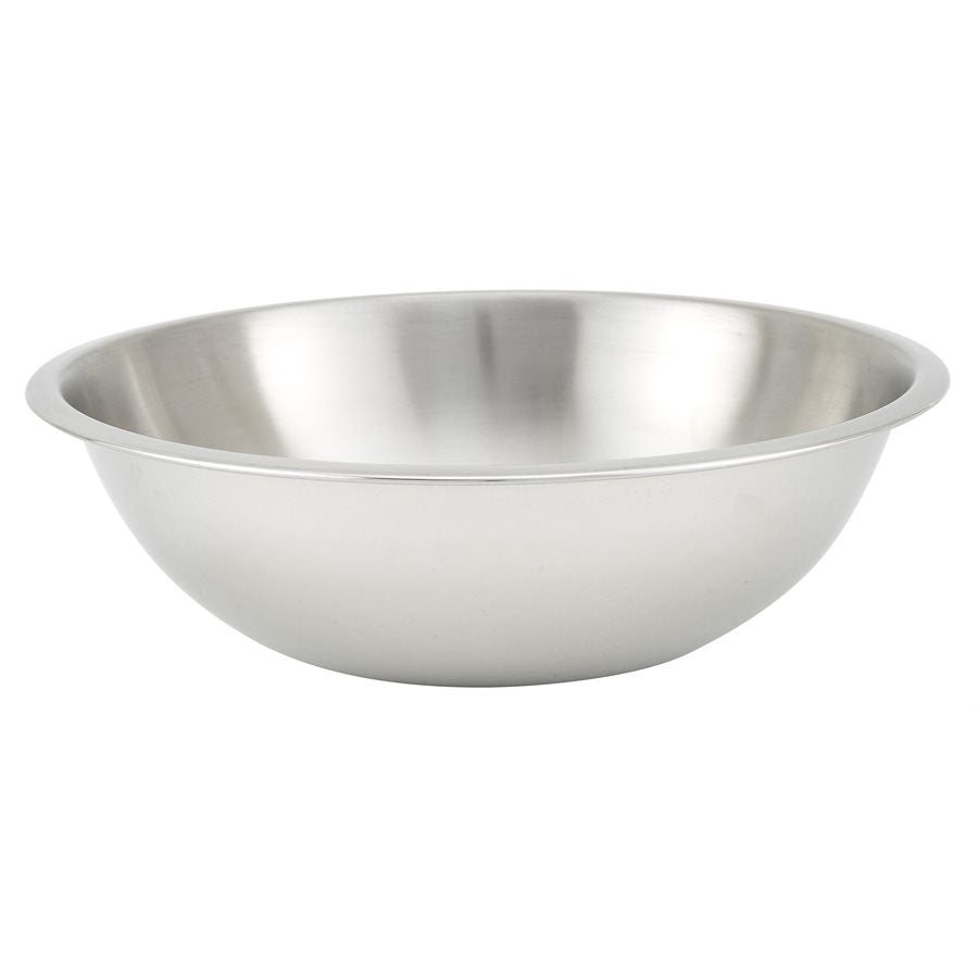 Winco MXB 800Q 8 Quart Stainless Steel Mixing Bowl - Perfect for Baking, Cooking & Food Prep - Commercial & Home Kitchen Use