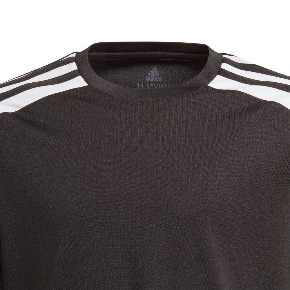 Adidas Youth Squadra 21 Soccer Jersey - Black & White Team Uniform for Kids - Perfect for Youth Soccer Games, Training & Team Sports