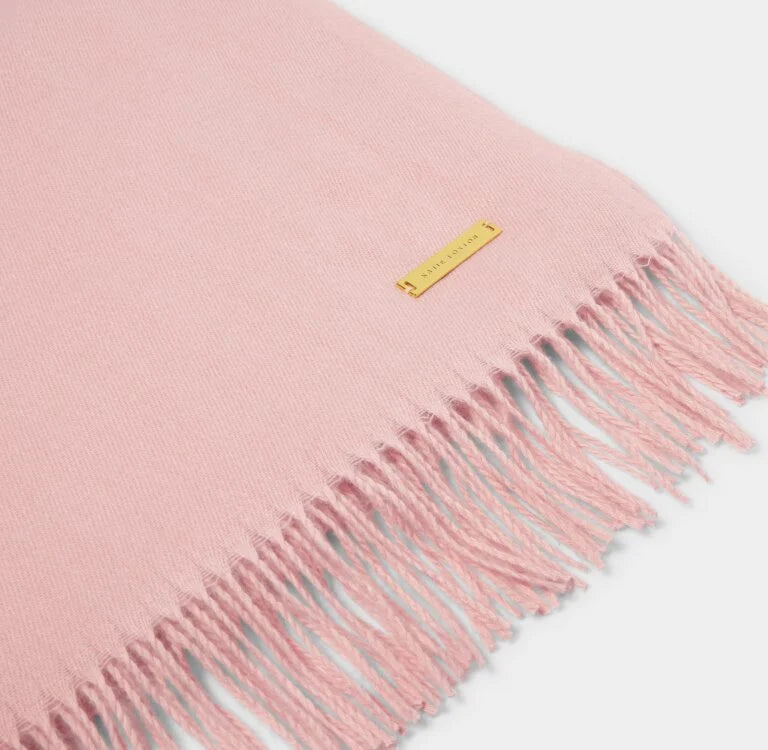 Katie Loxton Soft & Cozy Blanket Scarf for Women - Dusty Rose | Winter Fashion Accessory for Outfits, Travel & Cold Weather
