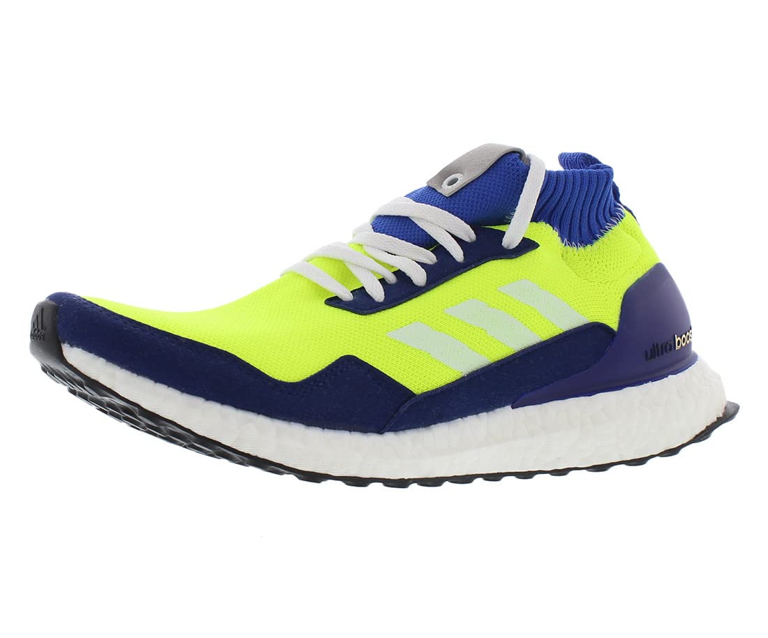 adidas Ultra Boost Mid Men's Running Shoes Size 13 - Volt/Royal Color | Lightweight Cushioned Sneakers for Jogging, Gym & Everyday Wear