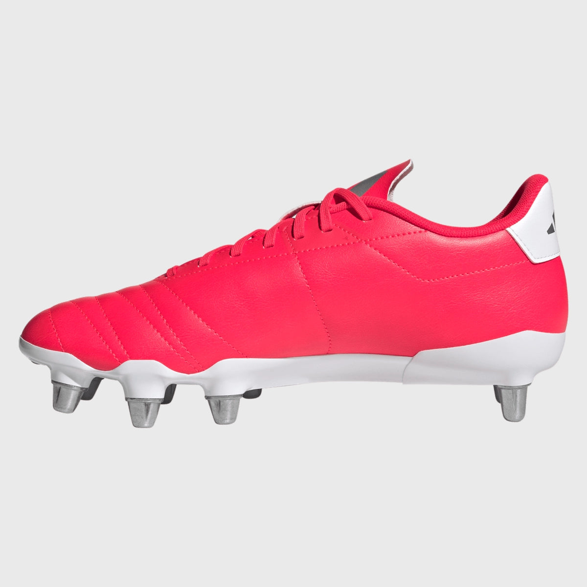 Adidas Kakari SG Rugby Cleats - Men's Firm Ground Soccer Shoes for Rugby & Football, Lightweight & Durable, Lucid Red - Perfect for Matches, Training & Outdoor Sports