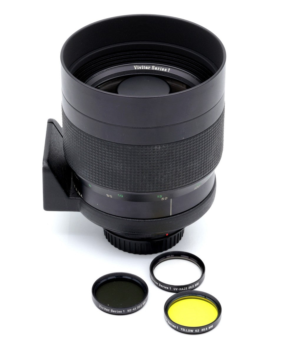 Vivitar Series 1 600mm f/8 Solid Catadioptric Mirror Lens for Canon EF - Used in Good Condition | Perfect for Wildlife Photography, Sports Events & Long-Distance Shooting