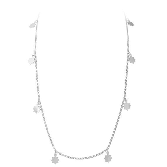 FAIRLEY Sterling Silver Sunshine Pendant Necklace for Women - Elegant Layering Jewelry for Everyday Wear, Gift Giving & Special Occasions