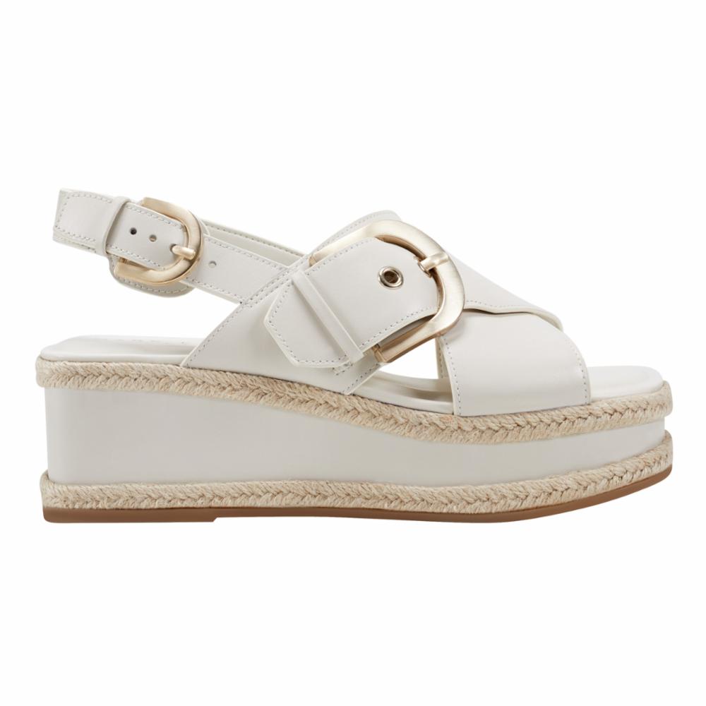 Marc Fisher Ltd Women's Renda White Leather Sneakers - Comfortable Casual Shoes for Women | Perfect for Walking, Work & Everyday Wear
