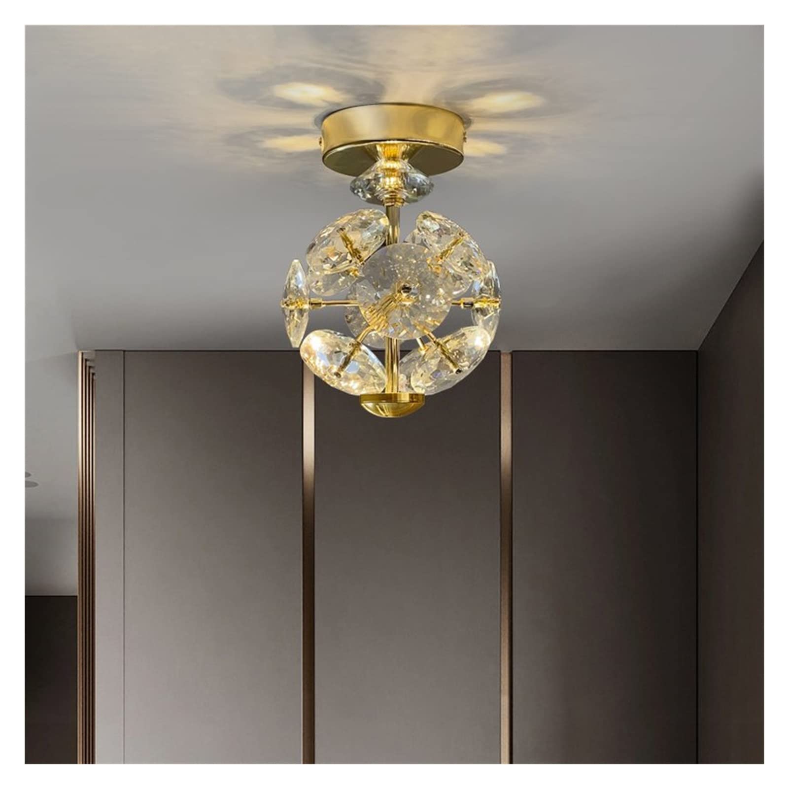 Modern LED Chandeliers & Crystal Ceiling Lights - Nordic Style LED Lighting for Living Room, Bedroom, Corridor, Balcony - Elegant Entrance & Aisle Lighting for Home Decor
