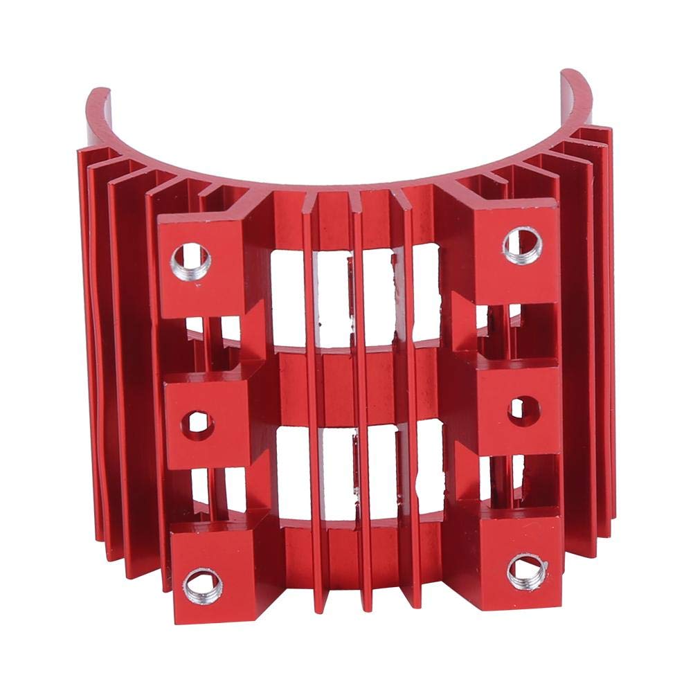 High Performance RC Motor Heat Sink - Aluminum Alloy Cooling Fin for Wltoys 144001 1/14 Scale Remote Control Car - Essential Upgrade Part for Better Engine Cooling & Longer Run Time - Perfect for Racing, Off-Roading & High-Speed RC Car Enthusiasts