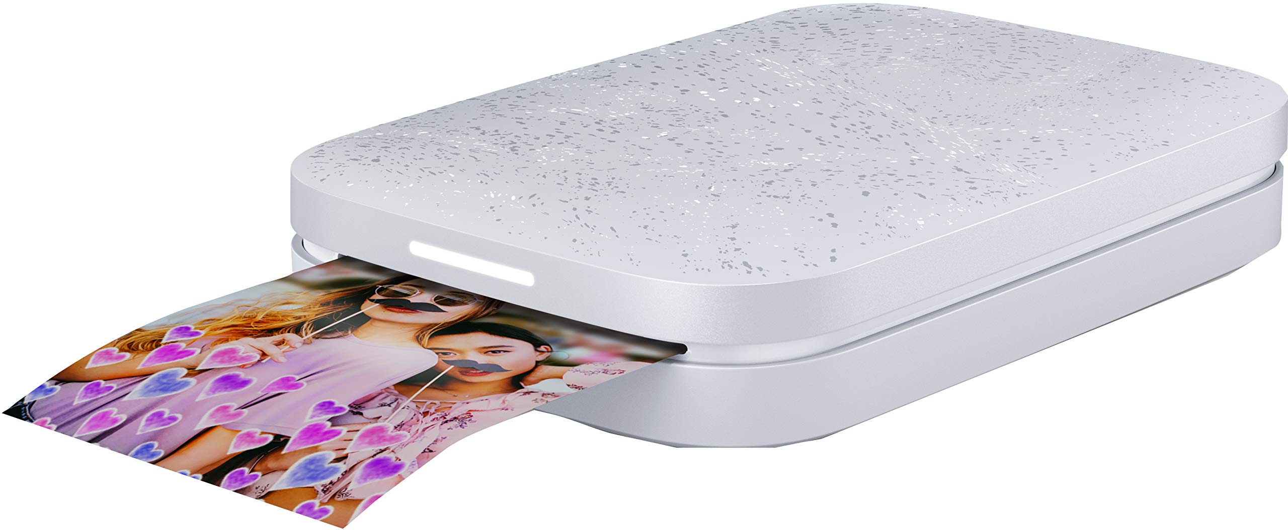 HP Sprocket 2nd Edition Portable Instant Photo Printer with 50 Sheets Premium Zink Sticky Back Photo Paper & Pre-Cut Sticker Paper - Perfect for Travel, Scrapbooking, and DIY Projects