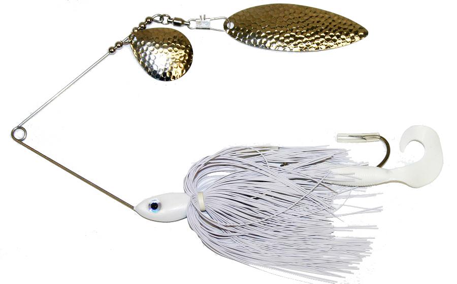 Acebaits Ace Tandem Big Spinnerbait - Premium Bass Fishing Lure with Dual Blades for Freshwater & Saltwater - Perfect for Bass, Pike, and Muskie Fishing in Lakes and Rivers