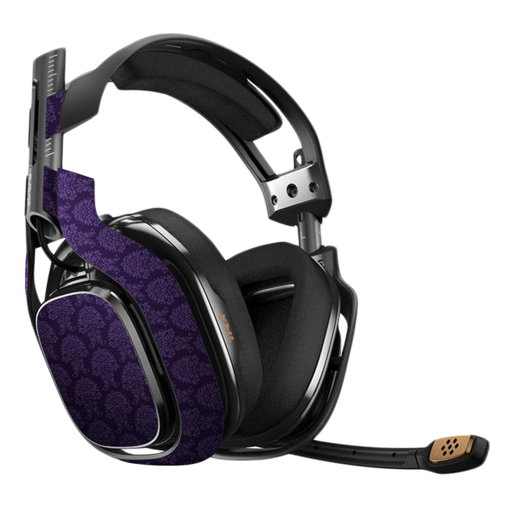 MightySkins Vinyl Decal Wrap Cover for Astro A40 3rd Gen Gaming Headset - Antique Purple | Protective, Durable & Customizable Skin | Easy to Apply & Remove | Made in USA | Perfect for Gaming, Streaming & Esports Enthusiasts