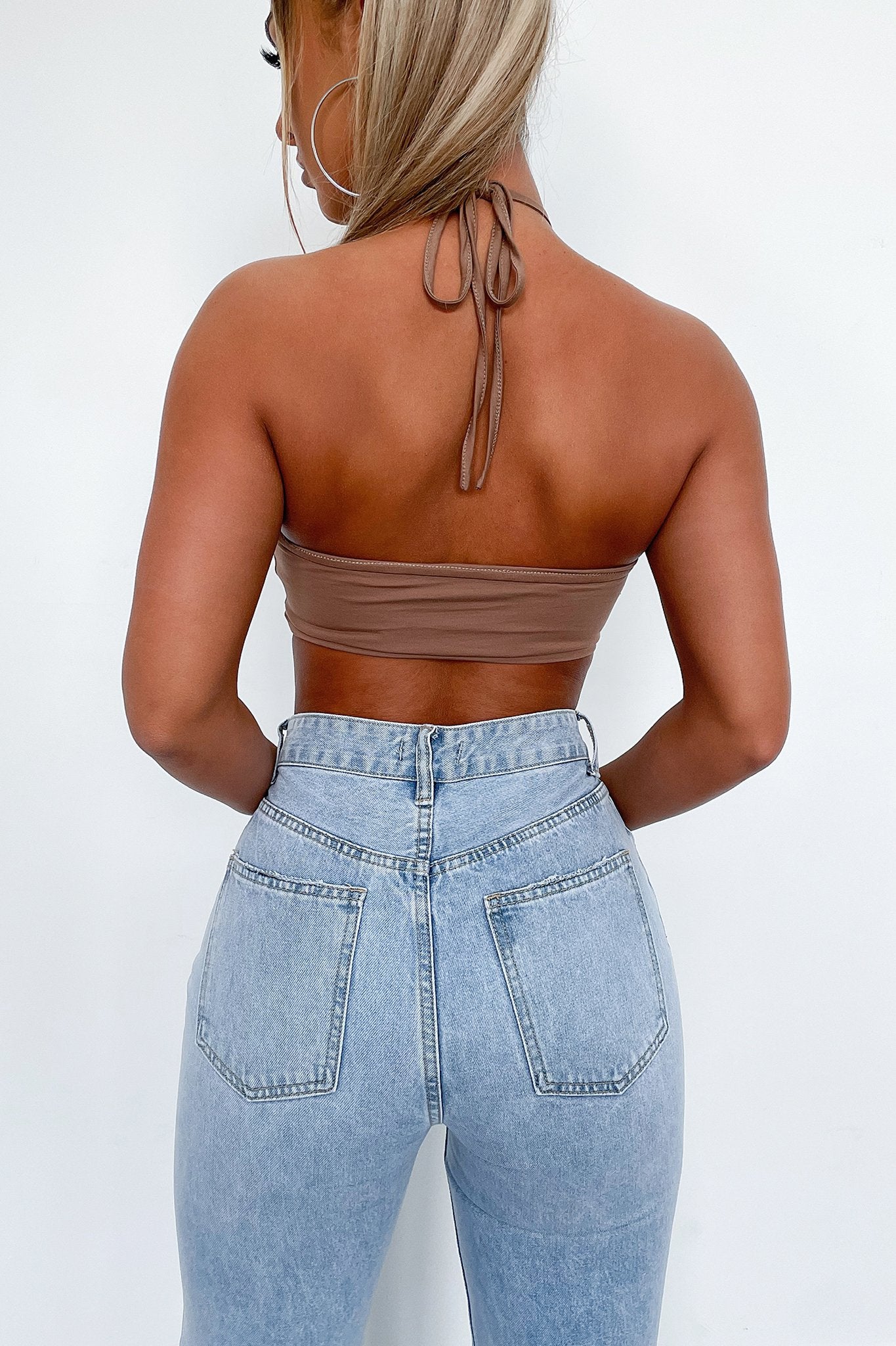 Mercedes Crop Top Brown - Stylish & Comfortable Women's Fashion Top for Casual Wear, Outfits & Summer Outings