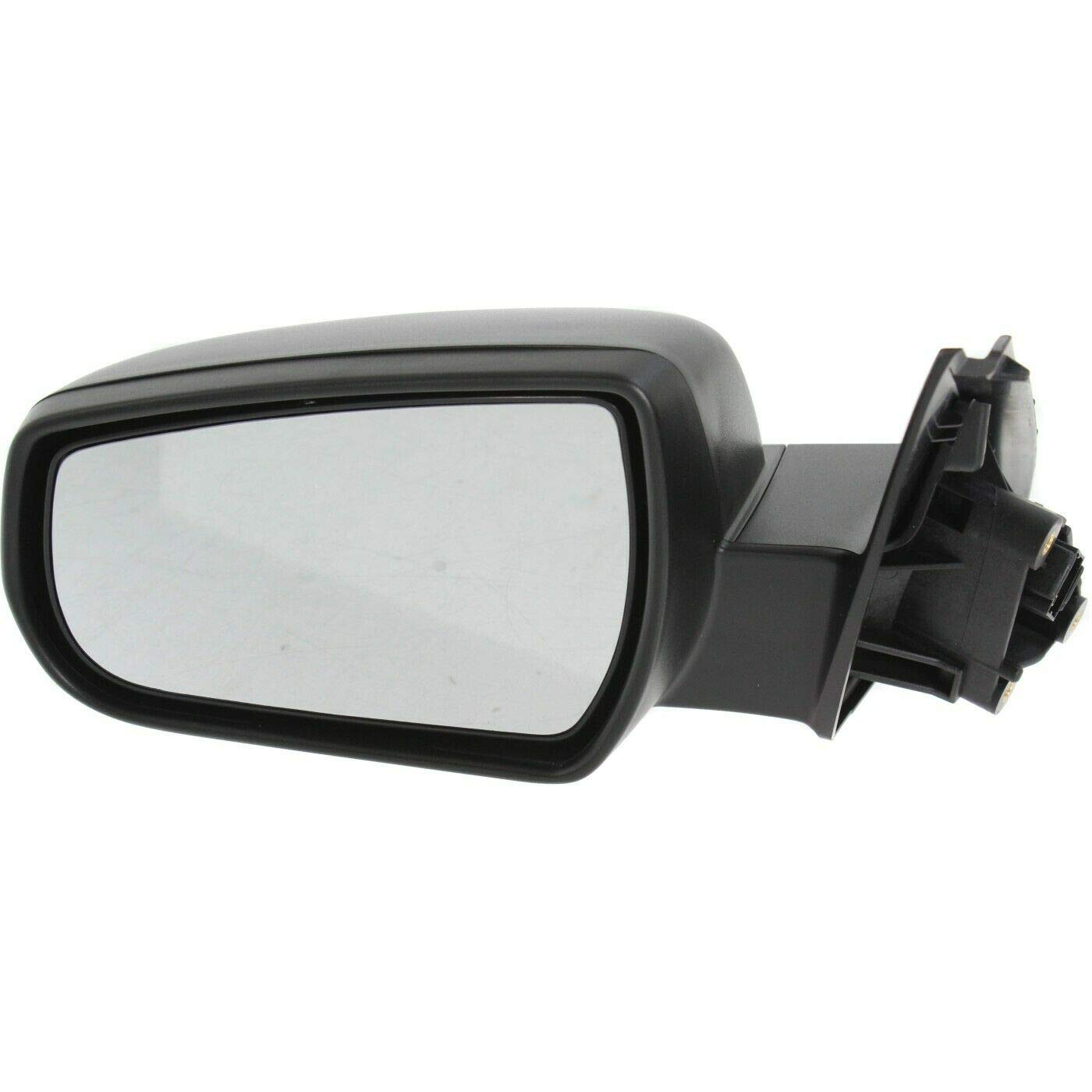 1PC Left Driver Side Textured Power Heated Manual Folding Exterior Door Mirror Replacement for Chevy Malibu 2013-2015 & Malibu Limited 2016 - Without Auto-Dimming - Perfect for Winter Driving and Enhanced Visibility