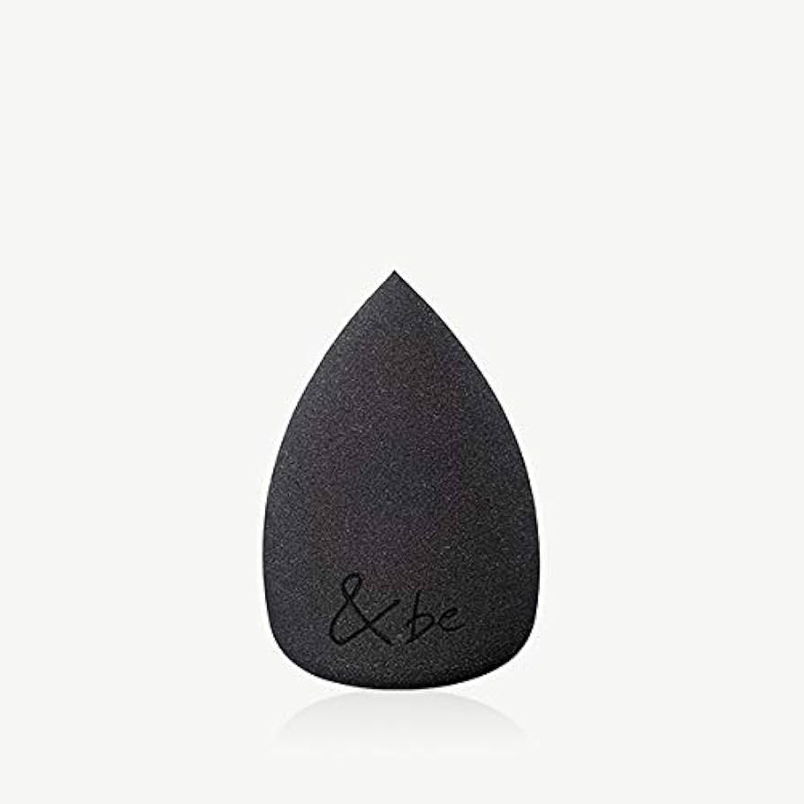 &be Black Face Sponge for Makeup - Soft Beauty Blender for Flawless Foundation Application - Perfect for Daily Makeup, Contouring & Professional Use