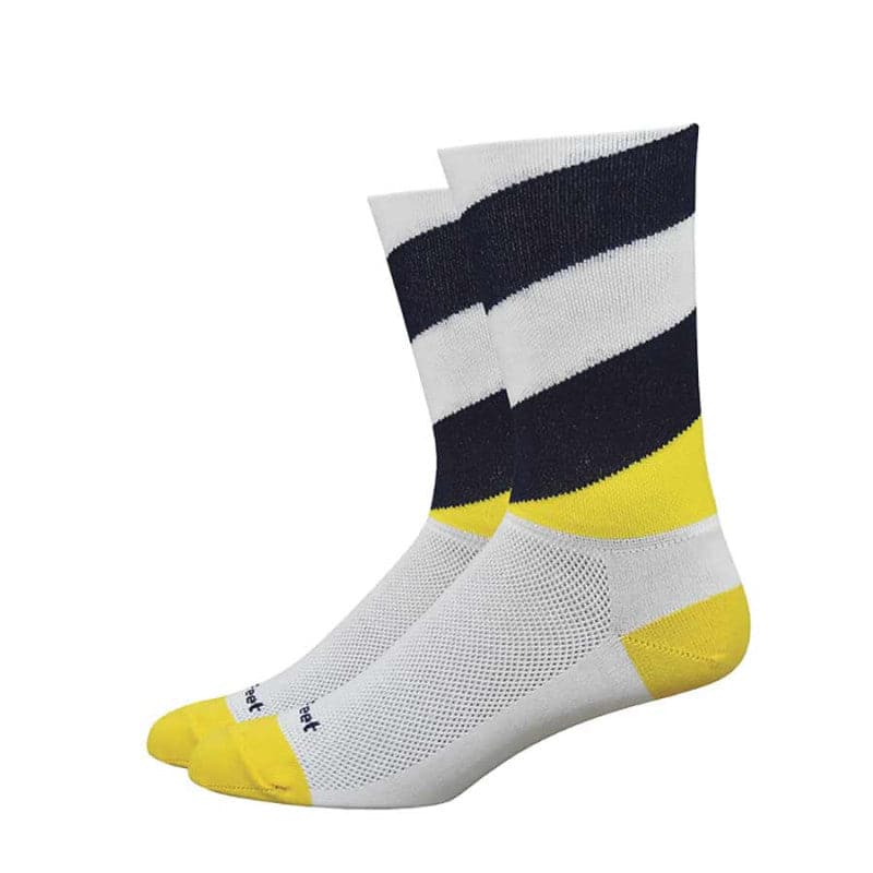 DeFeet Aireator 6'' Cycling Socks - Moisture-Wicking & Breathable for Men & Women - Perfect for Road Biking, Mountain Biking & Indoor Cycling Workouts