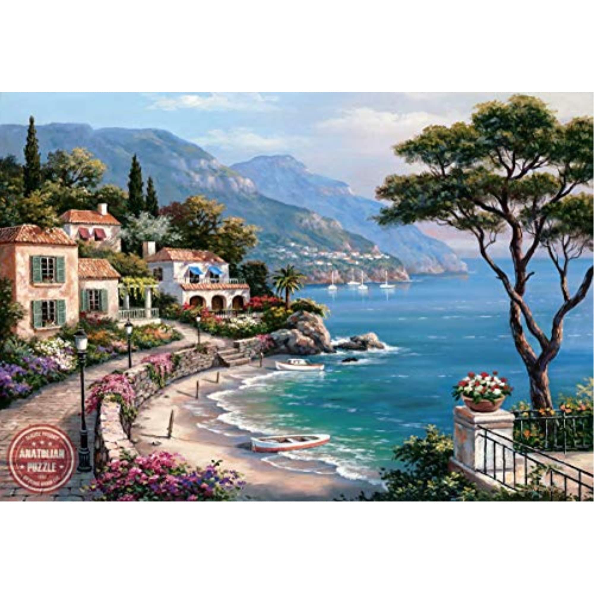 2000 Piece Anatolian Puzzle - Escape Jigsaw Puzzle #3911 | Challenging Adult Puzzle for Family Game Night & Stress Relief