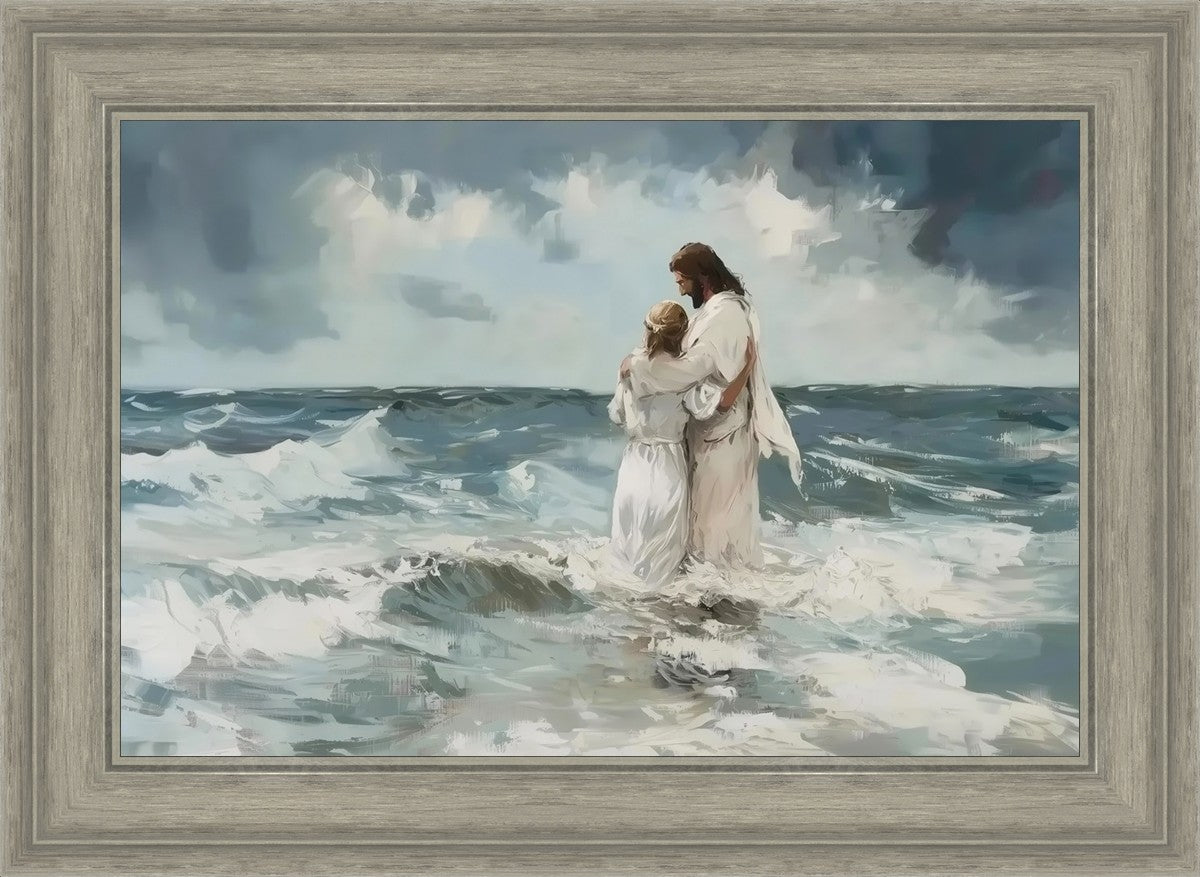 Be Still By Gabriel Heaton - Inspirational Christian Wall Art for Home & Office Decor - Perfect for Living Room, Bedroom, or Gift