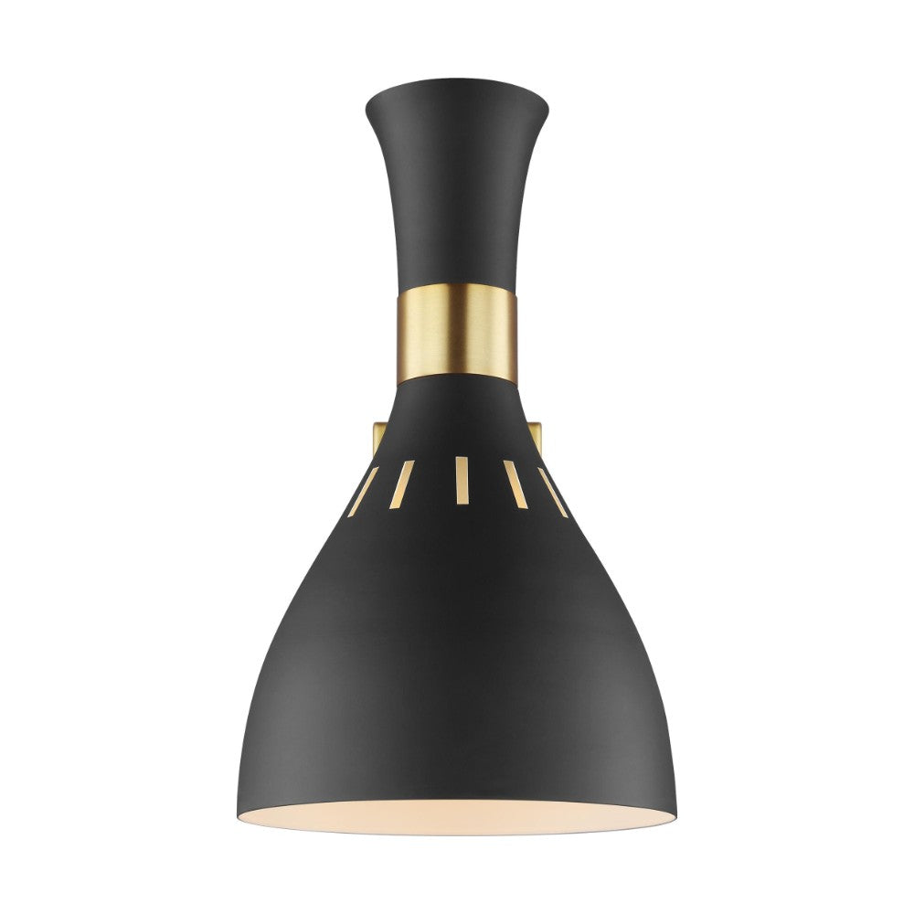 Grange 1 Light Wall Sconce - Modern Brass Wall Light Fixture for Bedroom, Living Room & Hallway | Indoor Lighting Decor for Home & Office