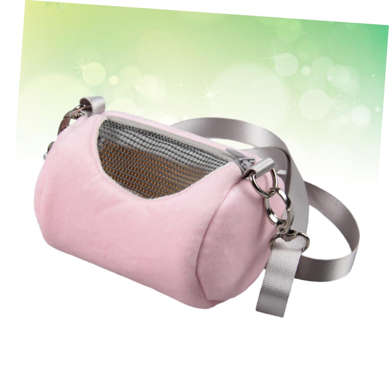 Angoily Portable Hamster Carrier Backpack - Adjustable Straps, Cylinder Design for Small Pets (Hamsters, Rats, Birds) - Perfect for Travel, Vet Visits & Outdoor Adventures
