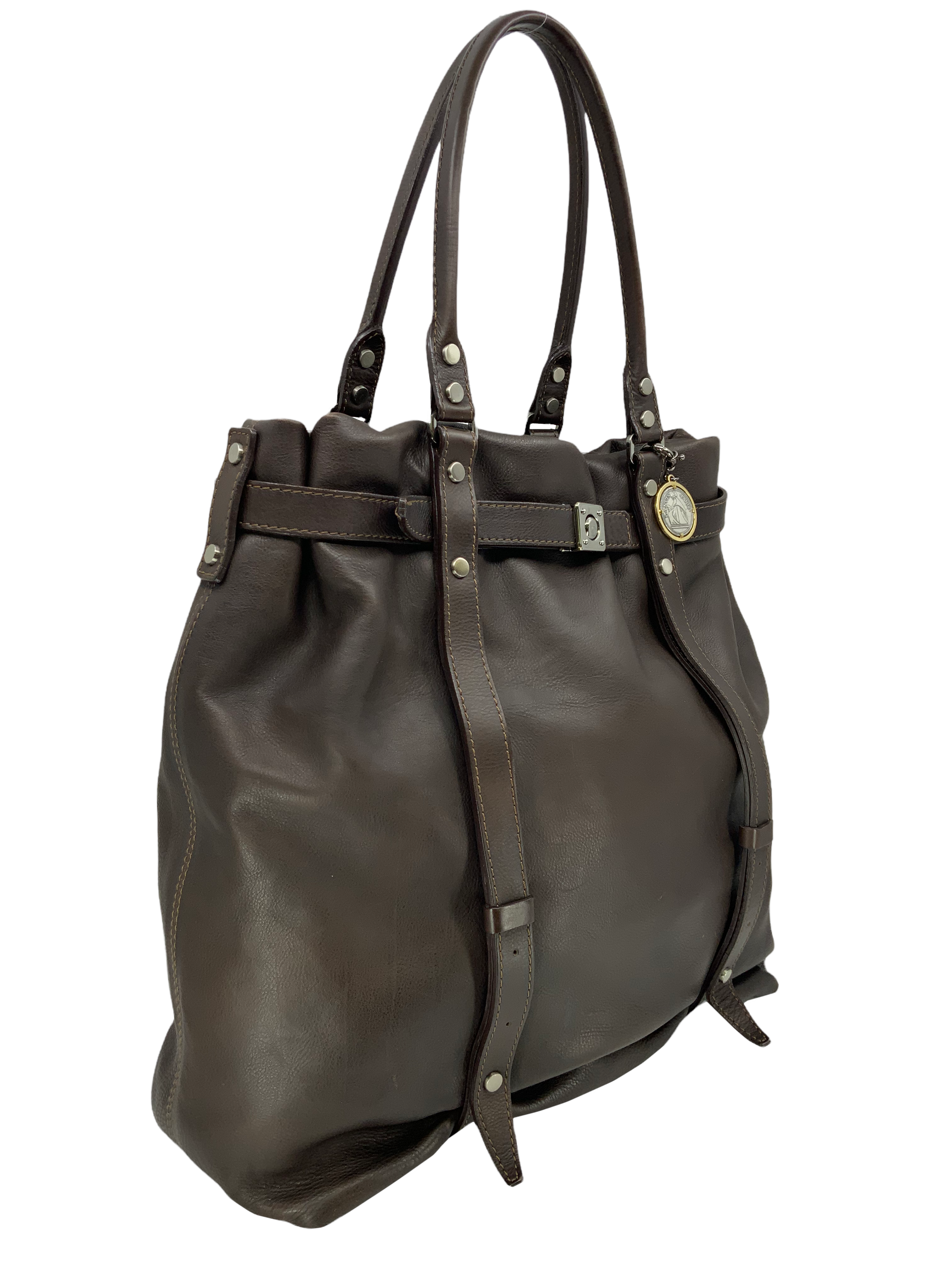 Lanvin Leather Kentucky Large Tote Bag for Women | Premium Designer Handbag for Work, Travel & Everyday Use