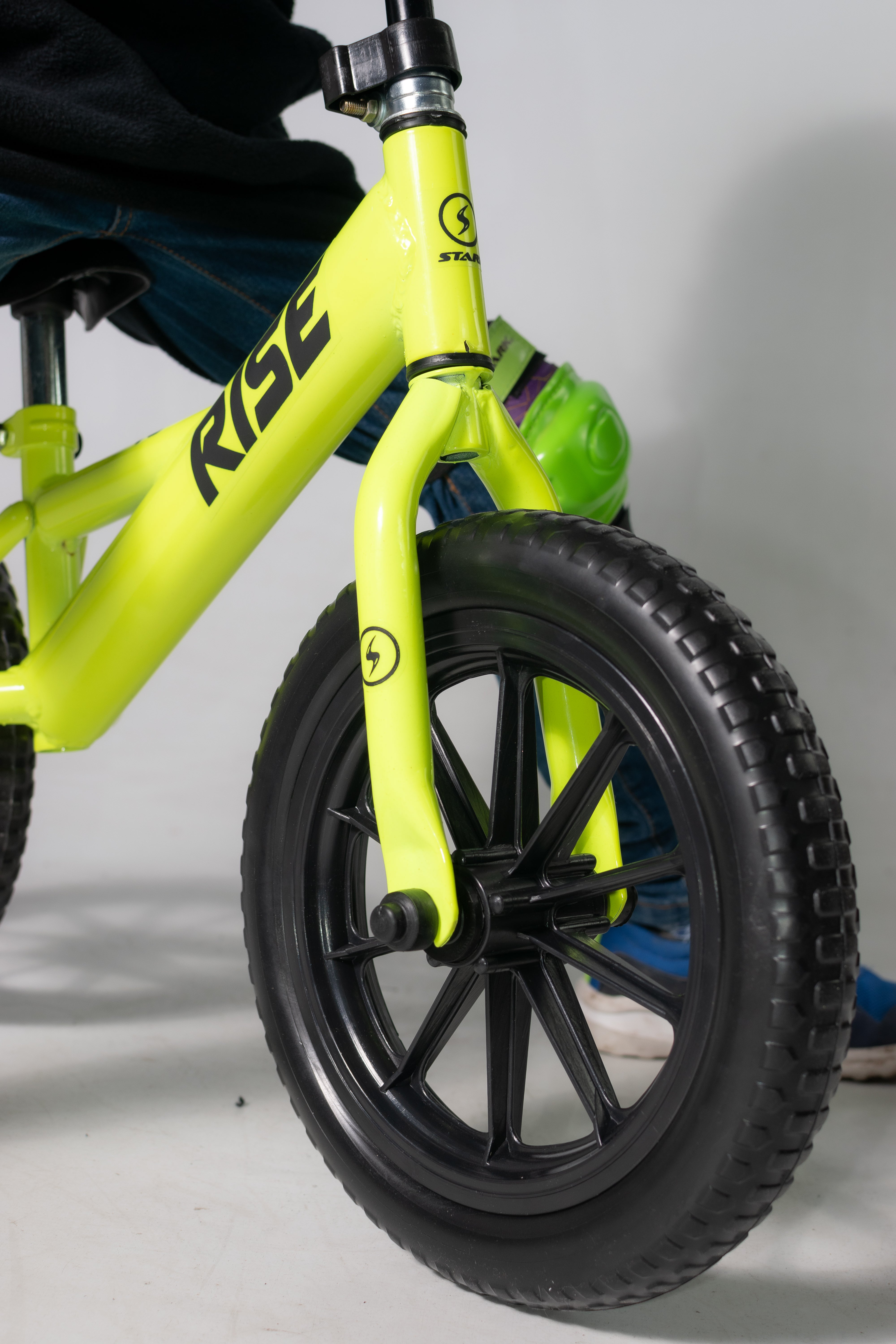 12 Inch Kids Bike with Training Wheels - Rise Power Yellow Bicycle for Toddlers - Perfect for Outdoor Play, Backyard Riding & Learning to Cycle