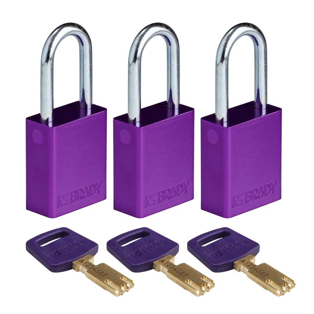 Brady SafeKey Lockout Padlock - 1.5
